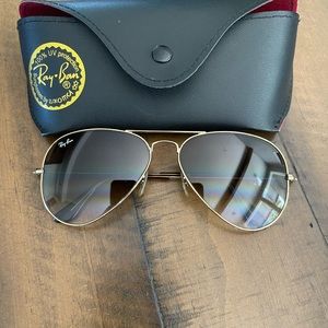 Ray Ban large aviator sunglasses